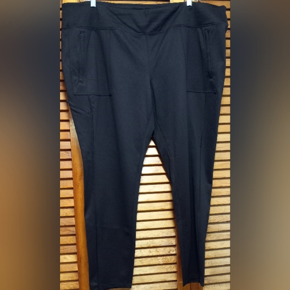 RidgeCut Toughwear Woman's Active Wear Hiking Work Black Leggings Size 2X - Picture 3 of 16